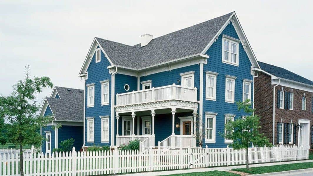 Blue Perfect Amazing Siding Home